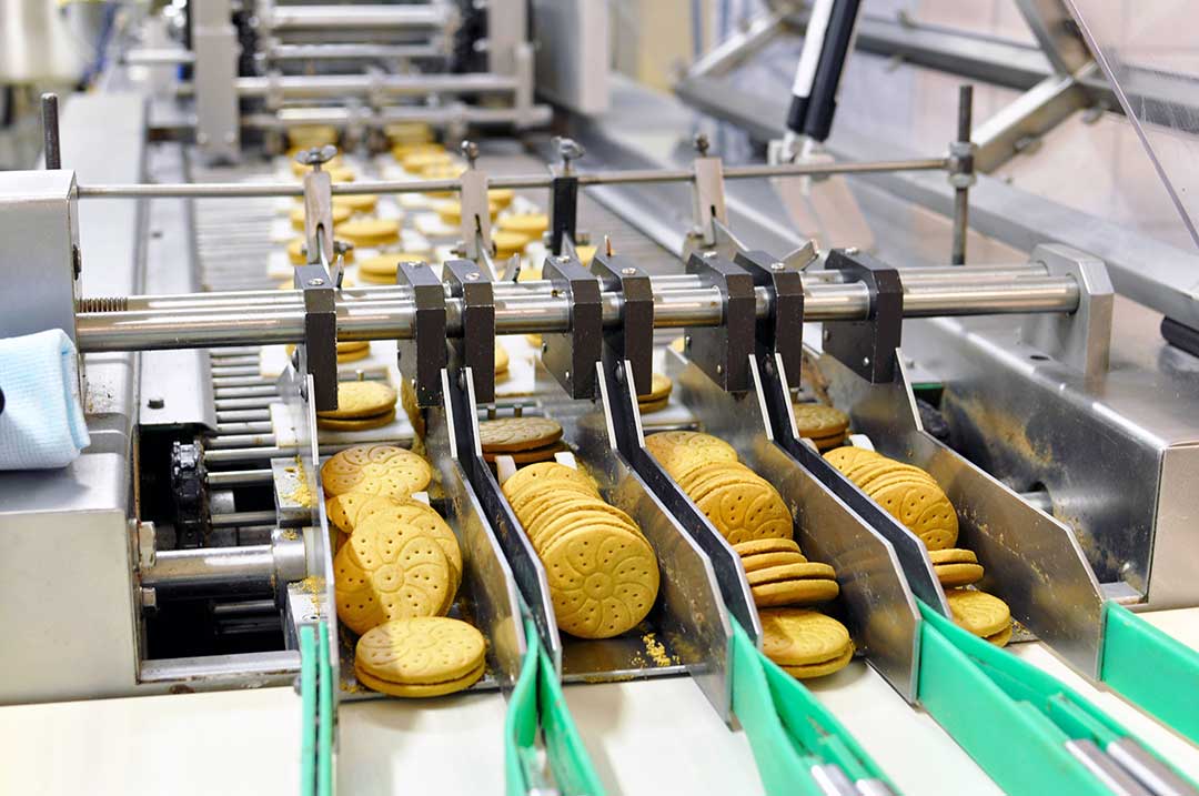 Galletas en máquina